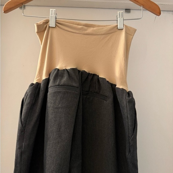 Pea in the pod maternity grey over the belly dress pants size large - Picture 7 of 8
